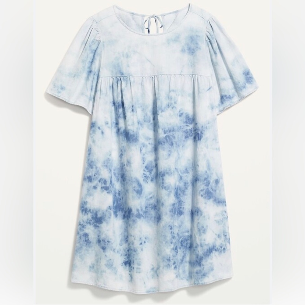 Old Navy Tie-Dye Jean Shift Dress